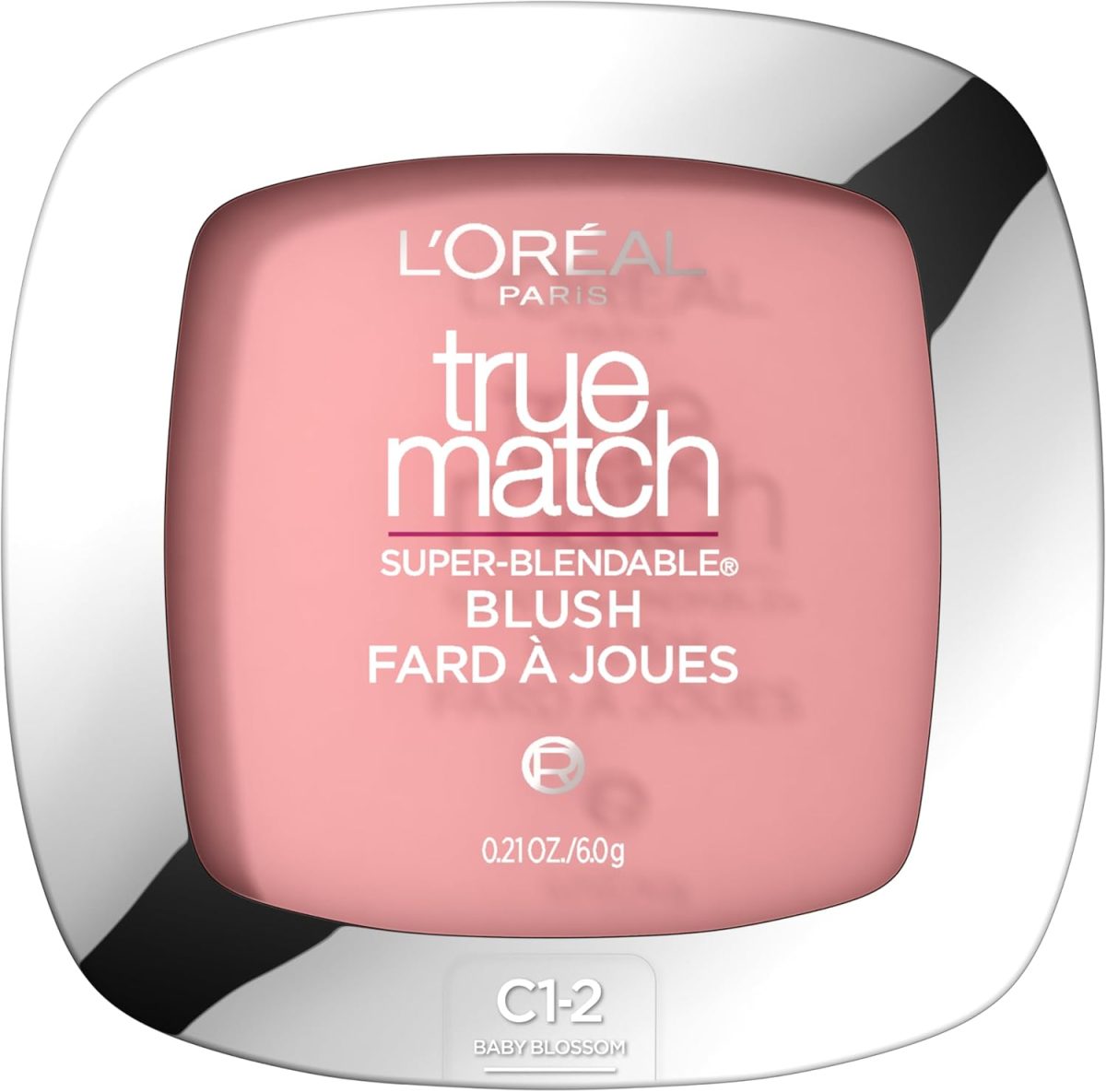 L’Oréal Paris L'Oreal True Match Super-Blendable Powder Blush, Baby Blossom C1-2, 0.21 Oz (Packaging May Vary)