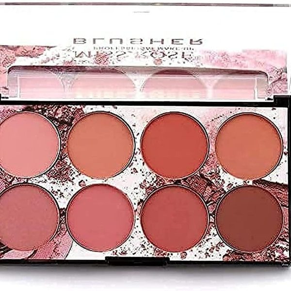 ORiTi Blusher Palette, 8 Colors Blush Blusher Powder Palette Face Cosmetic Makeup Contour Shadow