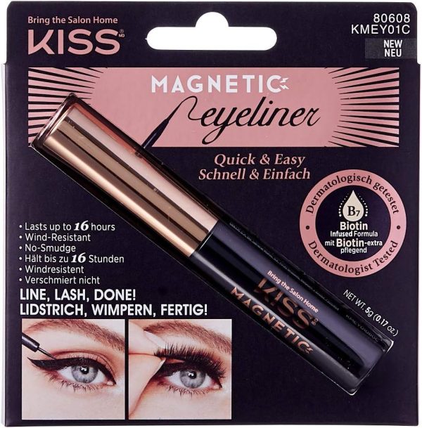 Kiss Magnetic Eyeliner, Kmey01C