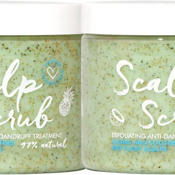 Umberto Giannini Scalp Scrub, Vegan & Cruelty Free Exfoliating Anti-Dandruff Scalp Rescue Scrub, 250g, 2 pack