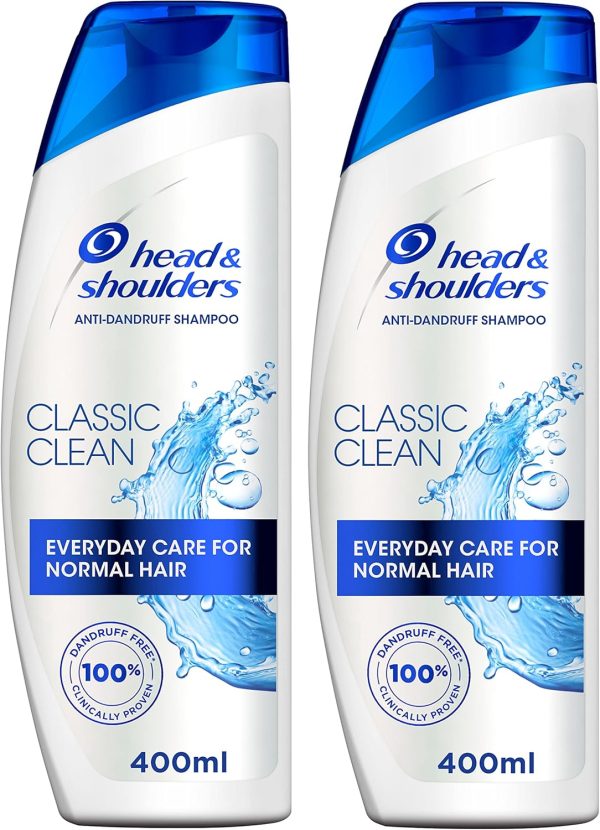 Head & Shoulders Daily Clean Anti-Dandruff Shampoo, 400 ml, Pack of 2