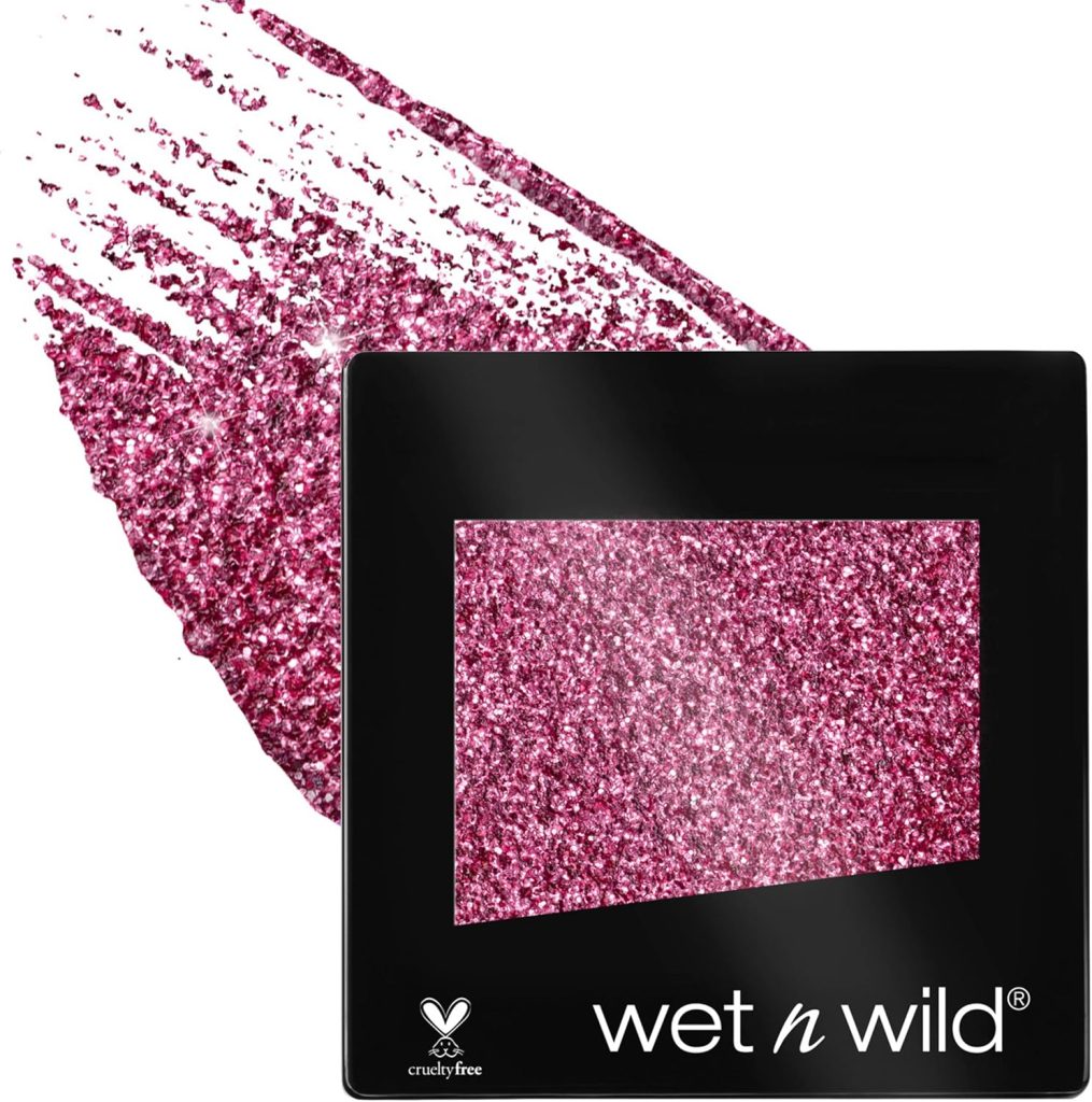 wet n wild Color Icon Eyeshadow Glitter - Ultra-Pigmented, Vitamin E Infused for a Silky-Smooth Moisturizing Application, Cruelty-Free & Vegan - Groupie