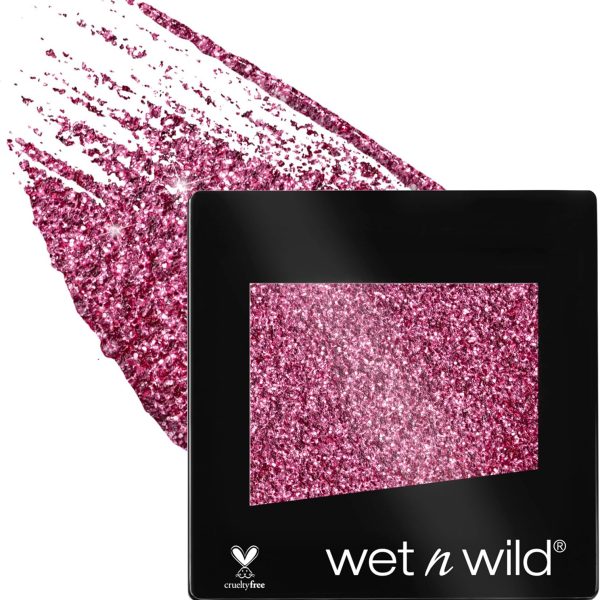 wet n wild Color Icon Eyeshadow Glitter - Ultra-Pigmented, Vitamin E Infused for a Silky-Smooth Moisturizing Application, Cruelty-Free & Vegan - Groupie