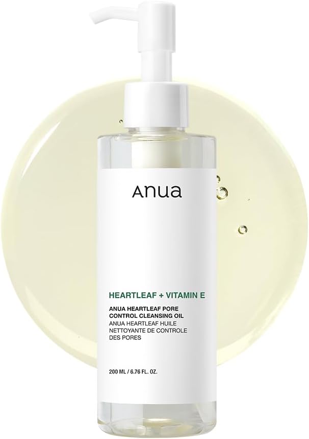 ANUA Heartleaf Pore Control Cleansing Oil Korean Facial Cleanser Daily