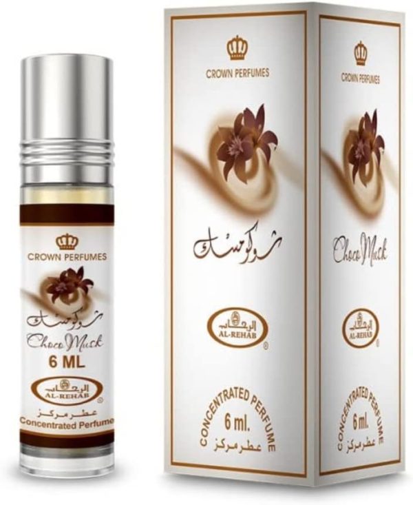 Al Rehab Choco Musk 6ml 2 oz Perfume Oil Crown