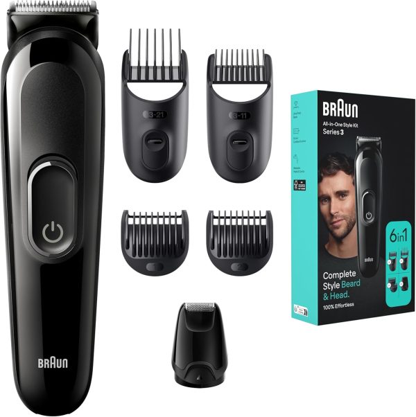 Braun All In One Style Kit Series 3 3410 6 In 1 Everyday Grooming