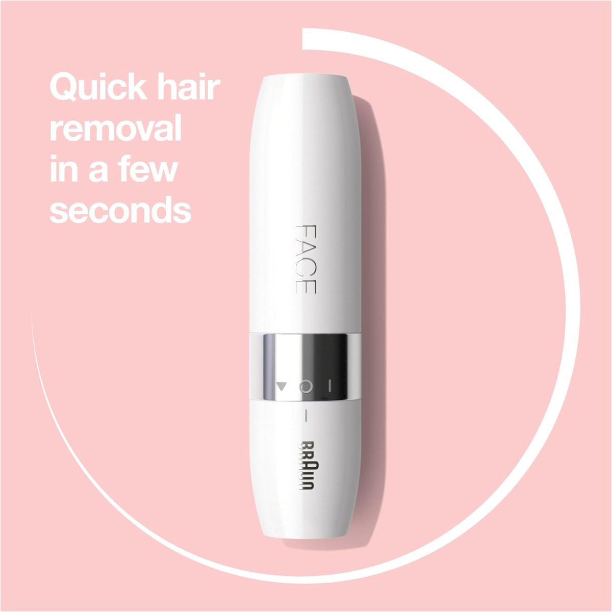 Braun Face Mini Hair Remover FS1000 Electric Facial Hair Removal for Women for On the Go