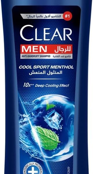 CLEAR Shampoo for men anti dandruff shampoo Cool Sport Menthol 100