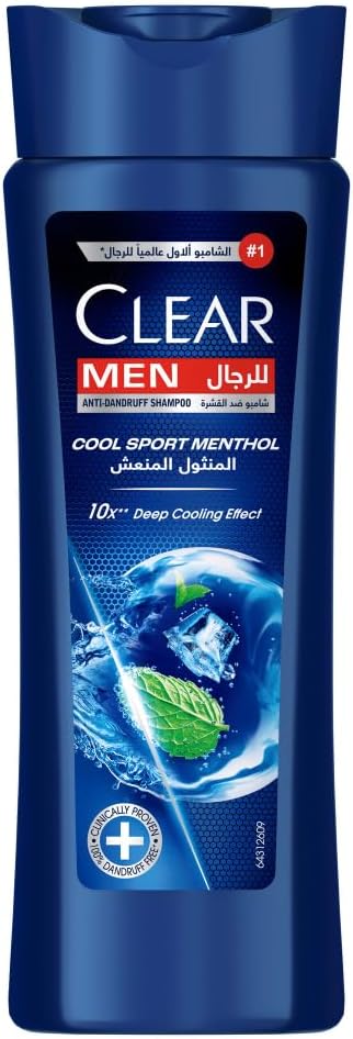 CLEAR Shampoo for men anti dandruff shampoo Cool Sport Menthol 100