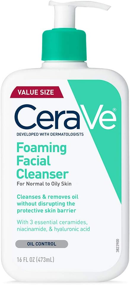 CeraVe CeraVe Foaming Facial Cleanser Makeup Remover and Daily