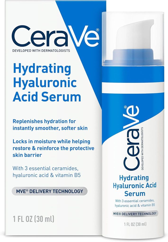 Cerave Hyaluronic Acid Serum for Face with Vitamin B5 and