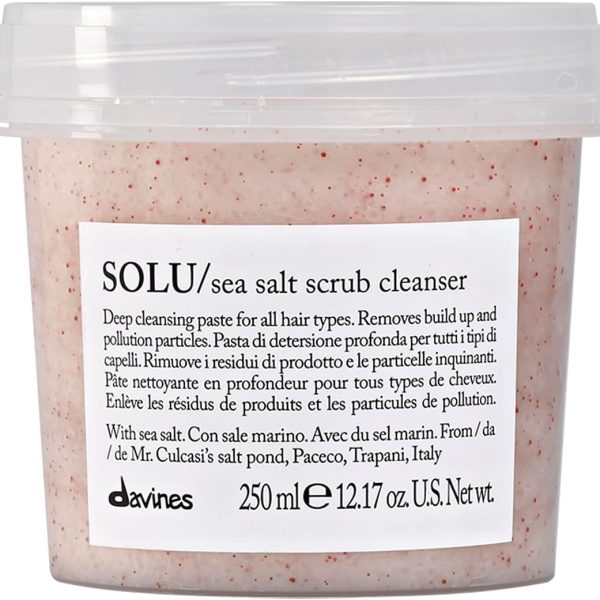 Davines Solu Sea Salt Scrub Cleanser 845 Fl Oz