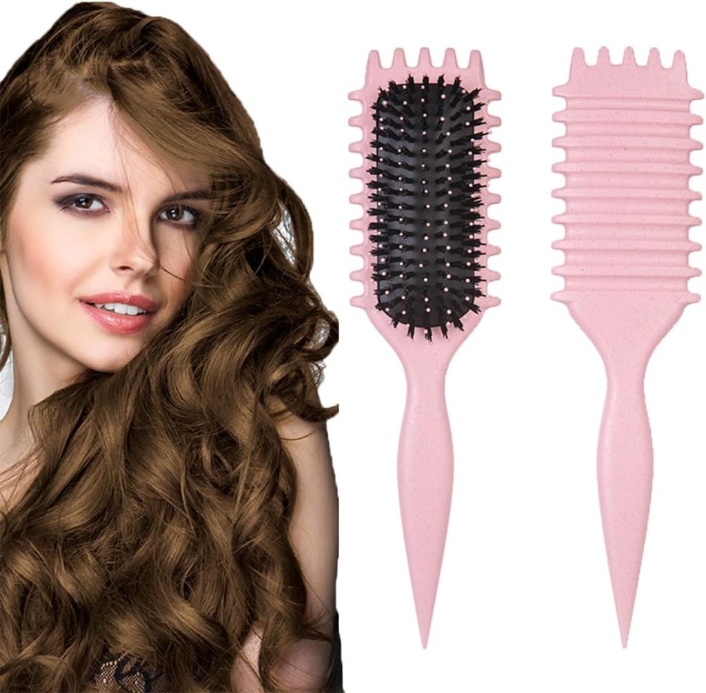 ECVV® Bounce Curl Define Styling Brush Premium Curly Hair Brush