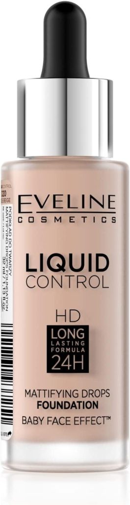 EVELINE LIQUID CONTROL HD Long stay Mattierizing Primer 32 ml 020