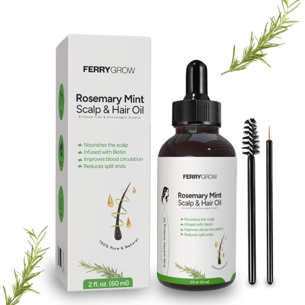 FerryGrow Rosemary Mint Scalp Hair Oil 60 ml Hair