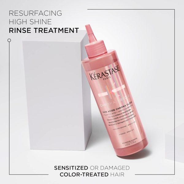 Kerastase Chroma Absolu Resurfacing High Shine Rinse Treatment Fluid for Sensitised or Damaged Color Treated Hair 210 ml