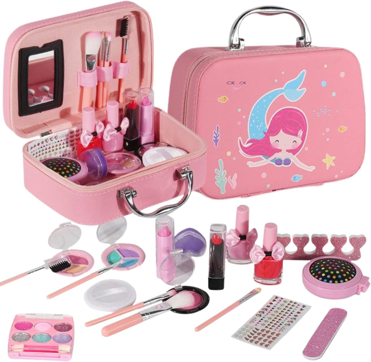 Kids Makeup Kit for Girl Real Washable Makeup Kit for