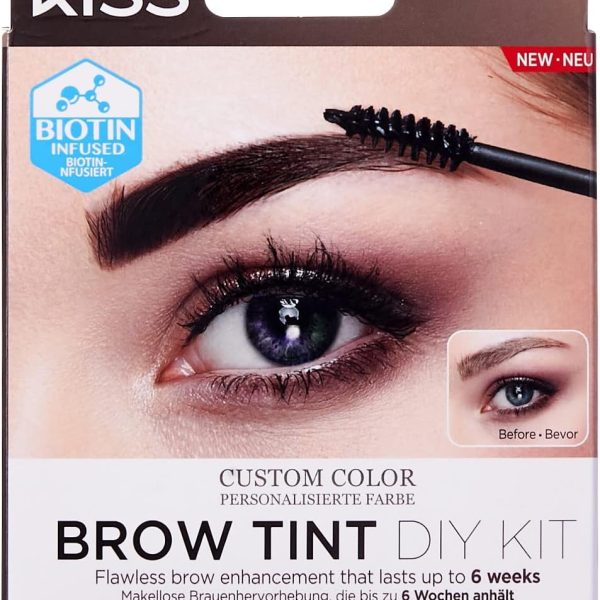 Kiss Brow Tint Diy Kit Brown Kebt01C 731509972870