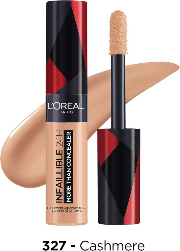 LOreal Paris Concealer Full Coverage Longwear with a Matte Finish Infallible 24H More Than Concealer 327 Cashmere