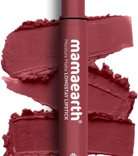 Mamaearth Moisture Matte Longstay Lipstick with Avocado Oil Vitamin