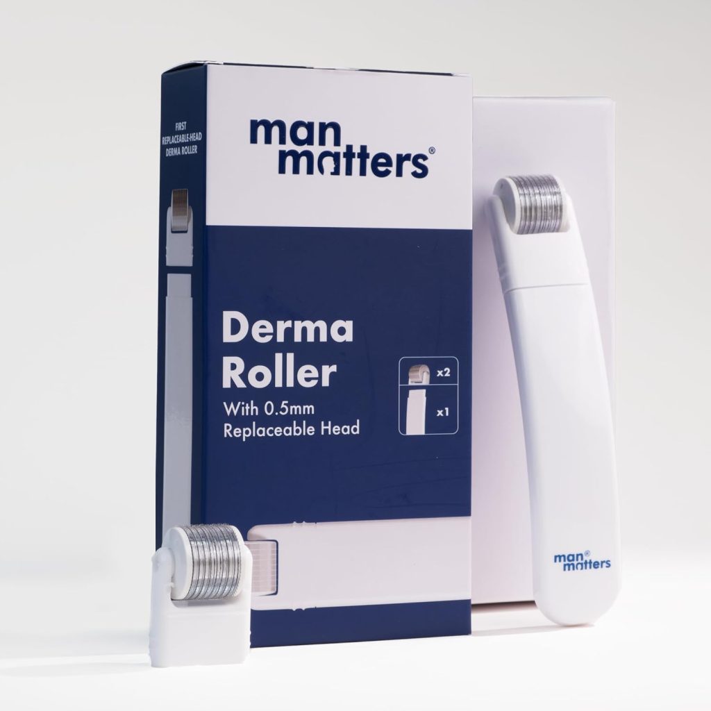 Man Matters 2 In 1 Derma Roller For Hair Beard