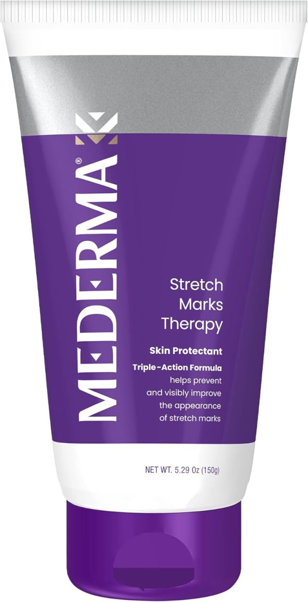 Mederma Stretch Marks Therapy Help Prevent and treat Stretch Marks 1 Doctor Pharmacist Recommended Brand of Scar Treatment 5.29 oz 150g Ivory 150g New Label