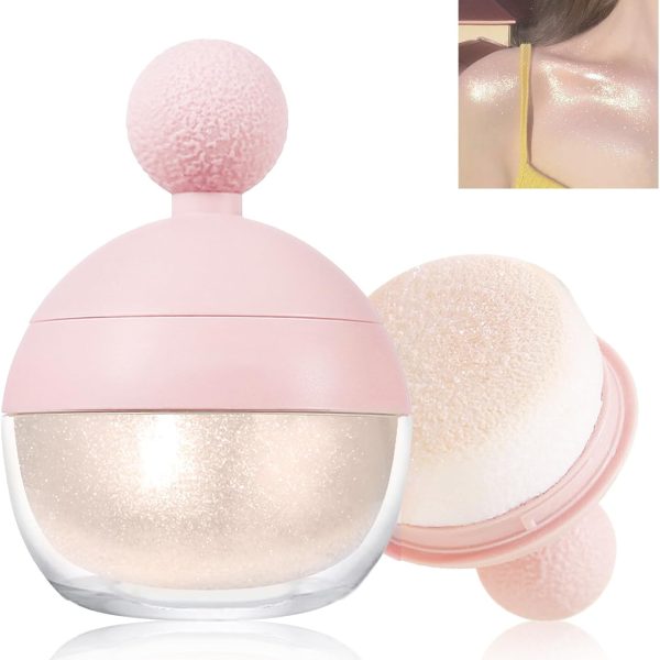 NALACAL Highlighter Makeup Powder Face Shimmer Sparkle Body Highlighter Powder