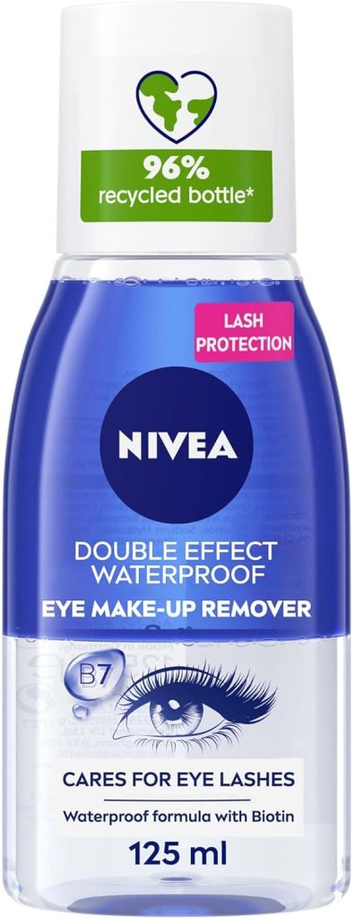 NIVEA Eye Makeup Remover Double Effect Sensitive Lashes Protection 125ml