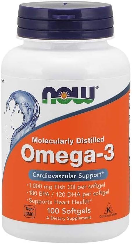 Now Foods Omega 3 1000Mg Softgels 100S