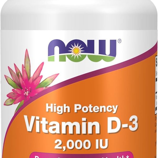 Now Foods Vitamin D 3 2000Iu 120 Softgels