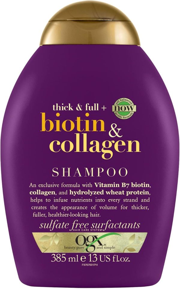 Ogx Shampoo Thick Full Biotin Collagen 385ML