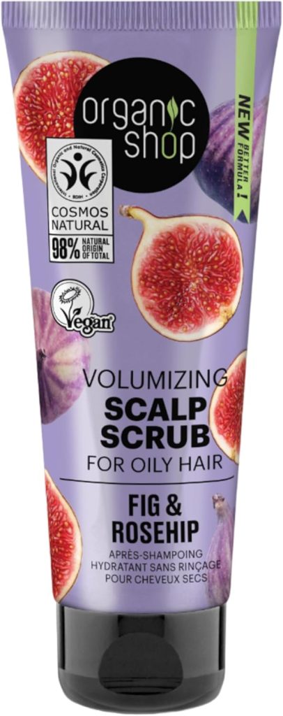 Organic Shop Volumizing Scalp Scrub for Oily Hair Fig and