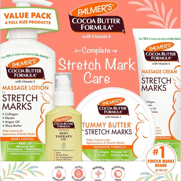 Palmers Cocoa Butter Formula Pregnancy Skin Care Kit for Stretch