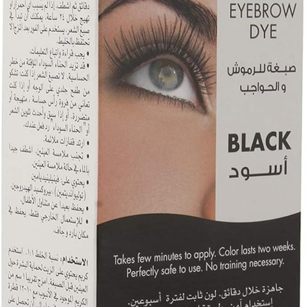 Pritty Blk Eyelash Eyebrow Dye Kit