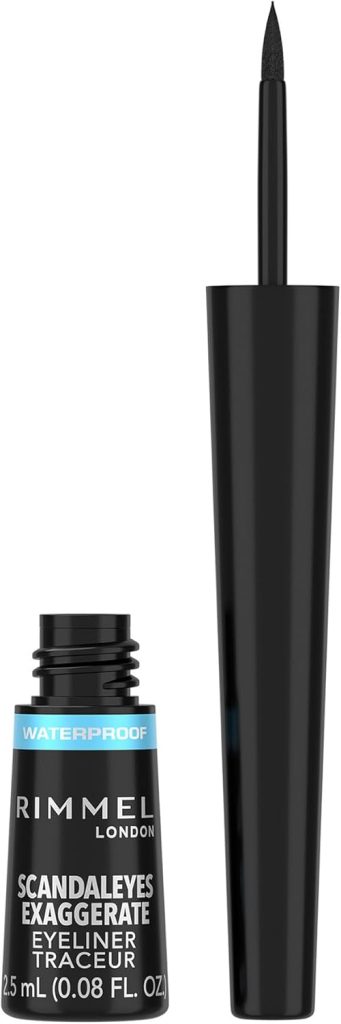 Rimmel London Exaggerate Waterproof Liquid Eyeliner Black 25 ml