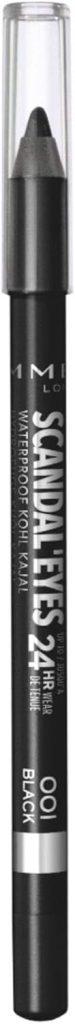 Rimmel London Scandaleyes Waterproof Kohl Kajal Pencil Eyeliner 01 Black