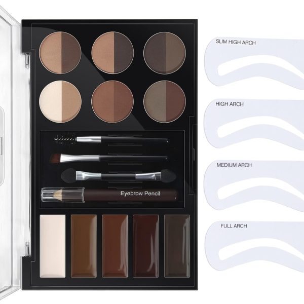 SYOSI Eye Brow Kit 25 Piece Eyebrow Makeup Palette Set