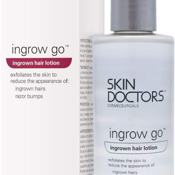 Skin Doctors Ingrow Go lotion Ingrown Hair treatment razor bumps