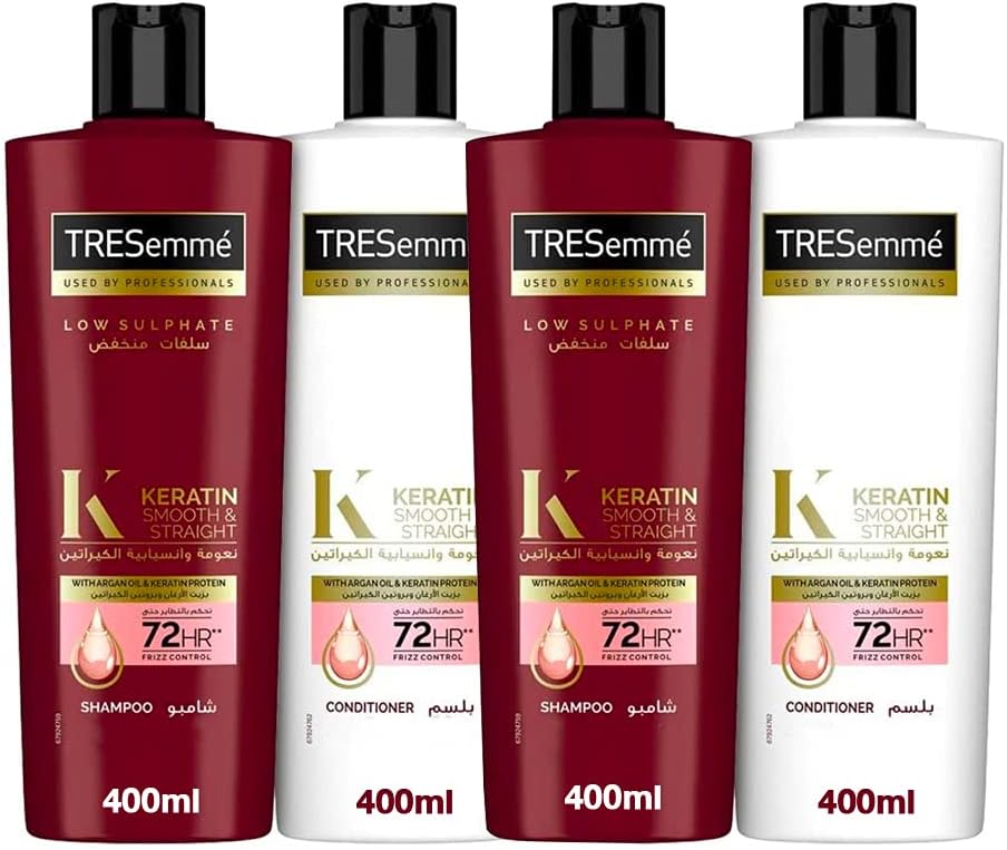 TRESEmme Keratin Smooth and Straight Shampoo with Argan Oil 400ml