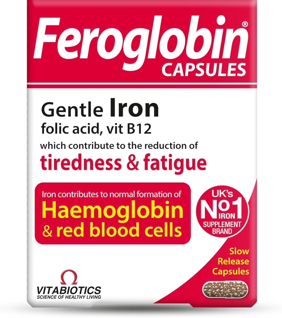 Vitabiotics Feroglobin Original 30 Capsules