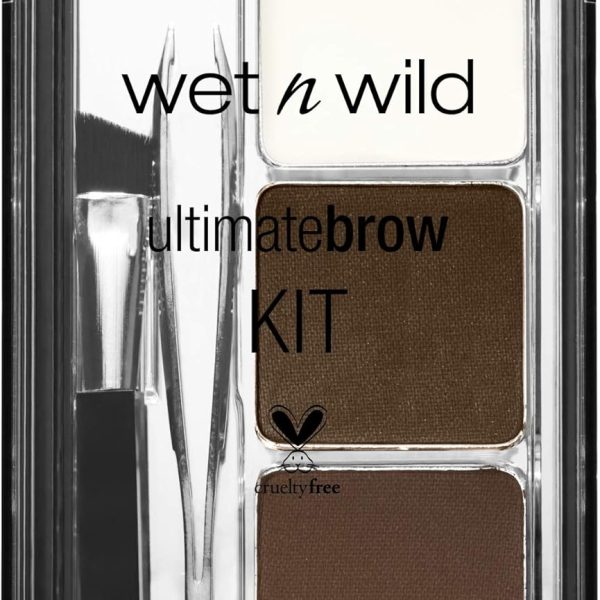 Wet N Wild Ultimate Eyebrow Makeup 5 Piece Kit Dark Brown