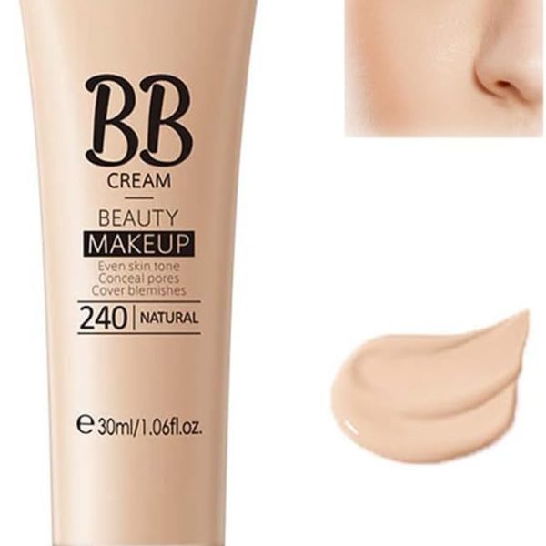 Azonee Hydrating BB Cream, Classic Perfecting All-in-1 BB Cream, Full-Coverage Foundation & Concealer, Color Correcting Cream, Naturally Brighten Skin Tone, Evens Skin Tone for All Skin Types