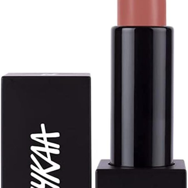 Nykaa So Matte! Lipstick (Irish Coffee-18M) - Nude - Super matte finish lipstick with jojoba oil fortified formula, long-wearing & weightless (4.2gm)