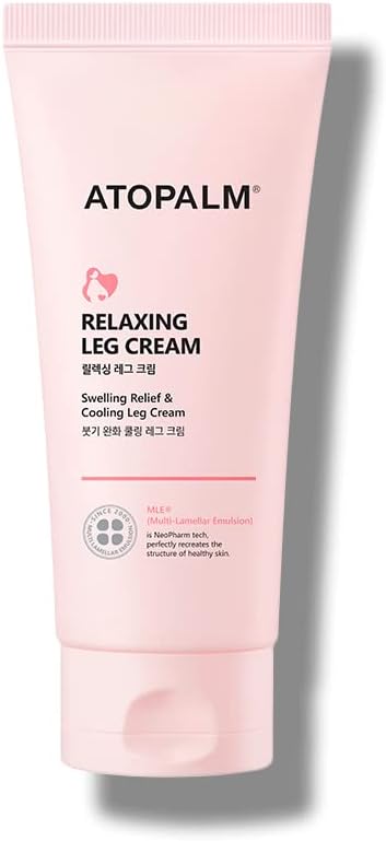 ATOPALM Maternity Care Relaxing Leg Cream, Restless Legs Calming Cream for Pregnancy & Traveller, Swelling Relief & Cooling, Providing Moisture & Nourishment, 5.0 Fl. Oz., 150ml