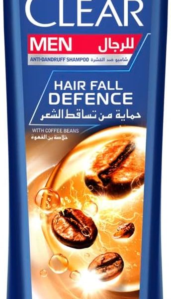 Clear Men 2 in 1 Anti-Dandruff Shampoo+ Conditioner Hair Fall Defence with Coffee Beans, 200ml