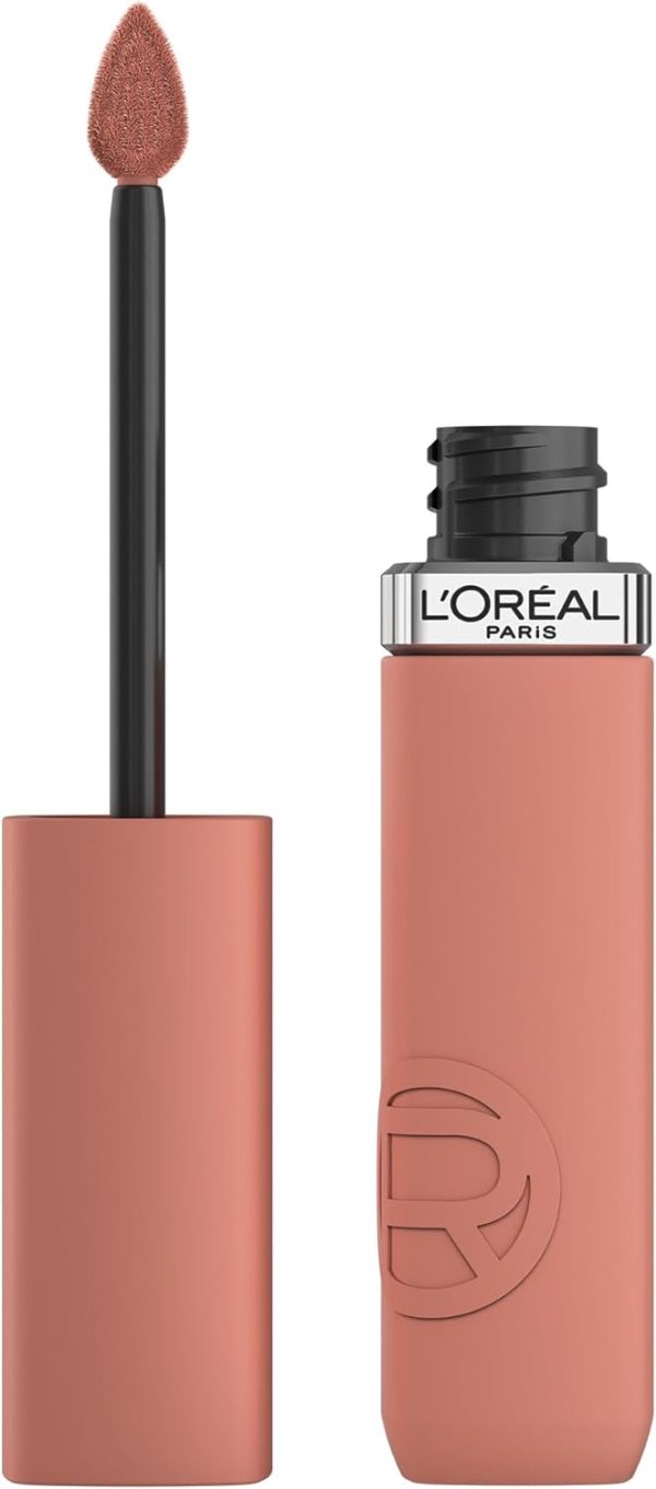 L’Oréal Paris Infaillible Le Matte Resistance Liquid Lipstick up to 16 Hour wear, 601 WORTH IT, 5ml