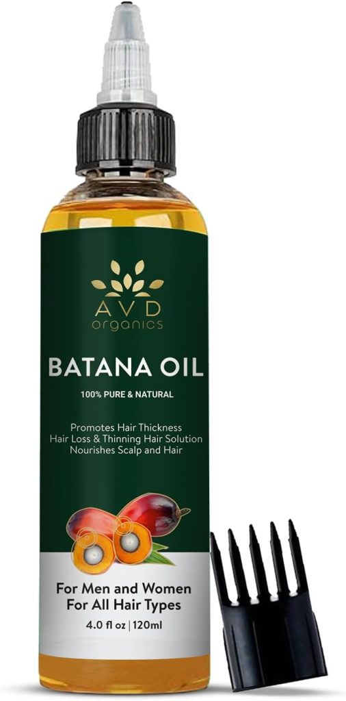 AVD Organics Batana Oil for Hair | 100% Pure & Natural batana oil for Hair, Skin moisturizer, Eyebrows | Ideal for Men & Women - 120ML