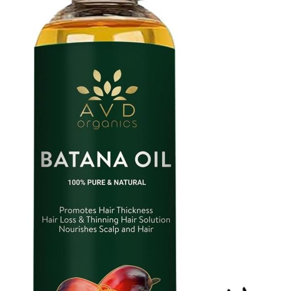 AVD Organics Batana Oil for Hair | 100% Pure & Natural batana oil for Hair, Skin moisturizer, Eyebrows | Ideal for Men & Women - 120ML