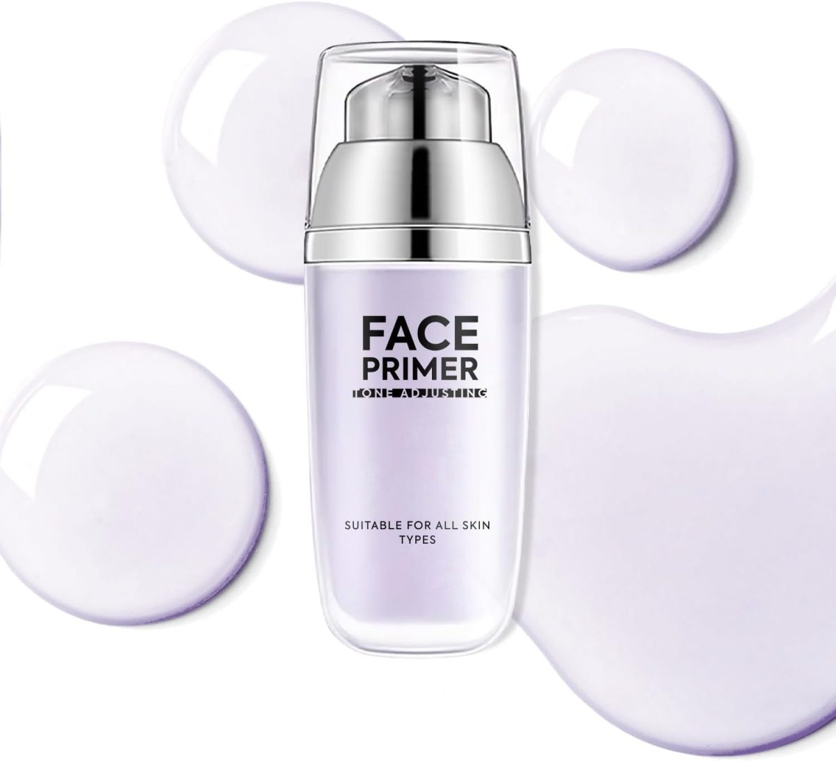 KASTWAVE Face Blurring Primer, Tone Adjust Primer for Face Before, Infused with Caring Serum Smoothes Liners and Pores, Face Makeup for All Skin Types