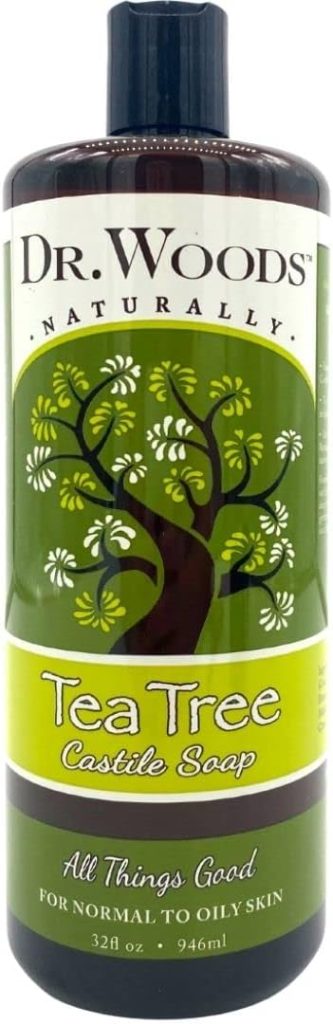 Dr. Woods Pure Cleansing Tea Tree Liquid Castile Soap, 32 Ounce